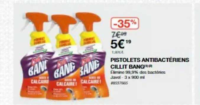 pistolets antibactériens cillit bang