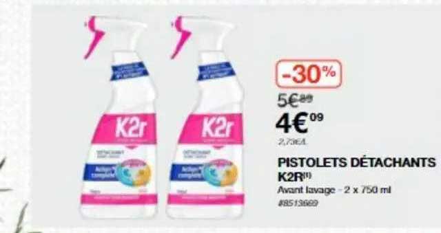 Pistolets Détachants K2r