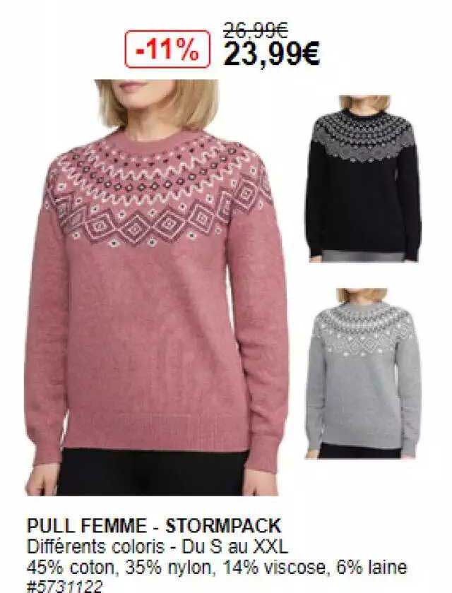 Pull Femme - Stormpack
