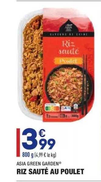 riz sauté au poulet asia green garden