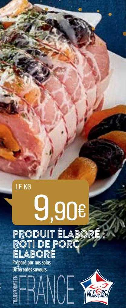 rôti de porc élaboré