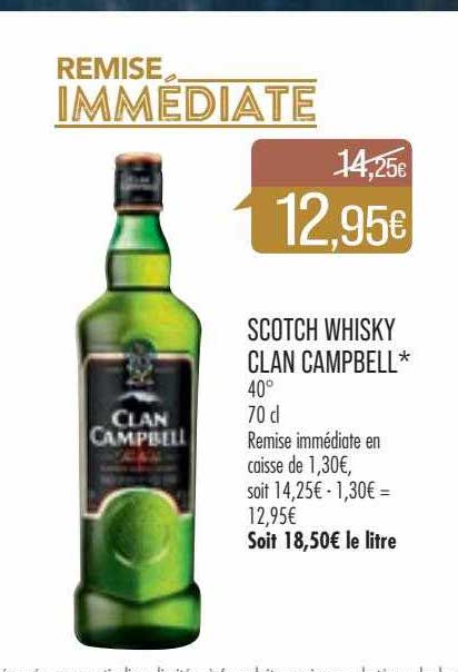 scotch whisky clan campbell