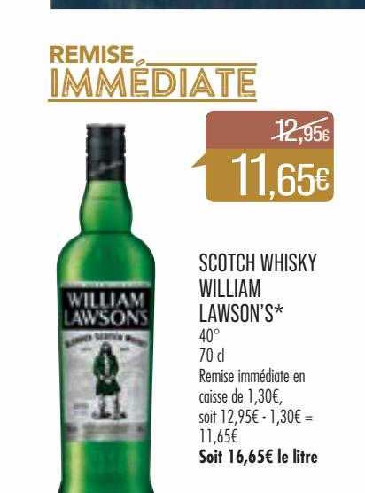 scotch whisky william lawson's