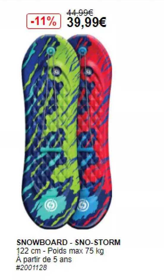 snowboard - sno-storm