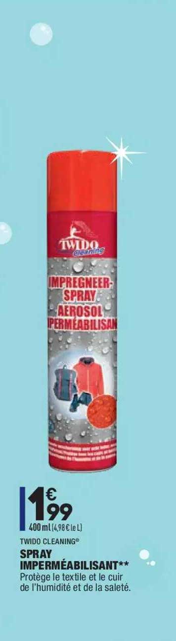 spray imperméabilisant twindo cleaning