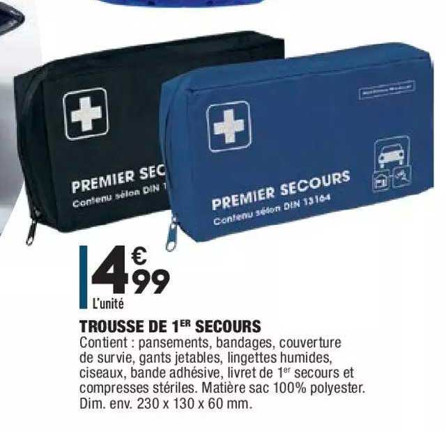 trousse de 1er secours