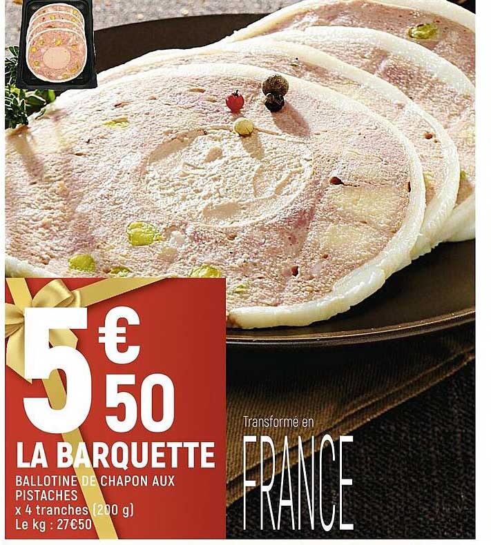 ballotine de chapon aux pistaches