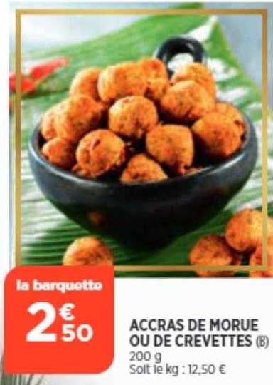 Accras De Morue Ou De Crevettes