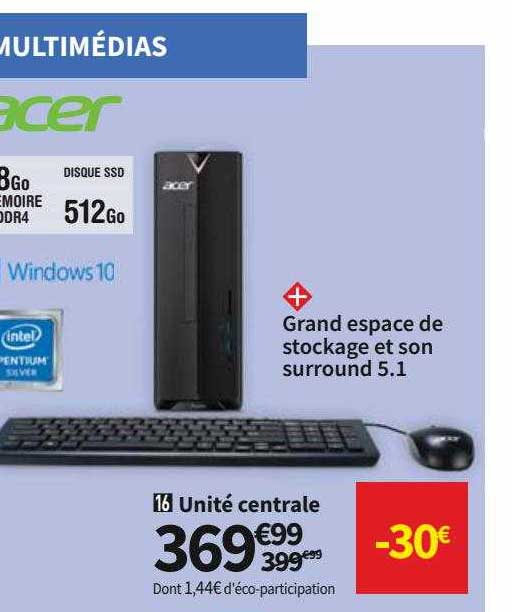 acer unité centrale