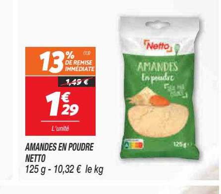 Amandes En Poudre Netto