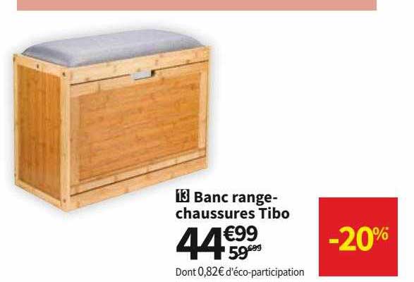 banc range-chaussures tibo