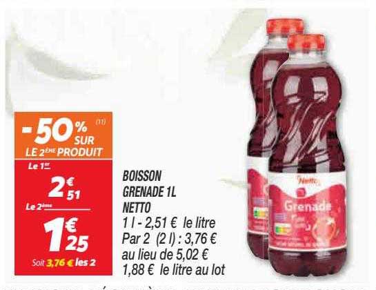 Boisson Grenade 1l Netto