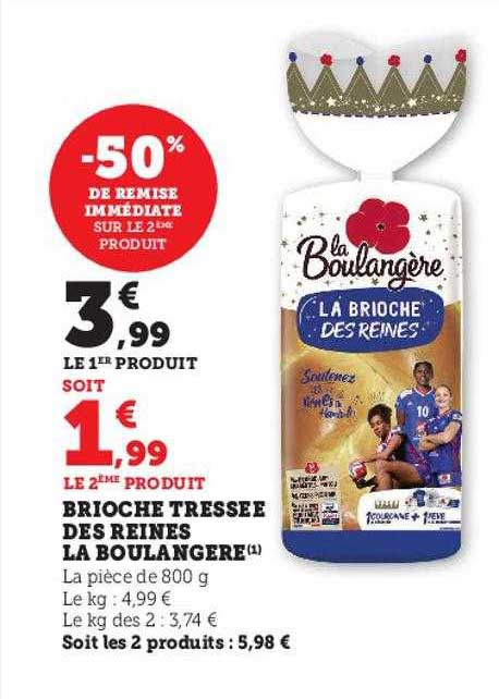 Brioche Tressé Des Reines La Boulangère