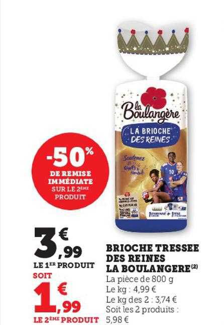 Brioche Tressée Des Reines La Boulangère