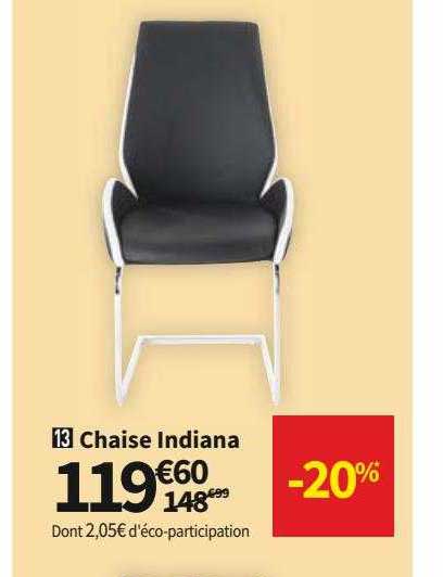 chaise indiana