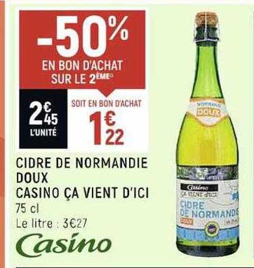 Cidre De Normandie Doux Casino ça Vient D'ici