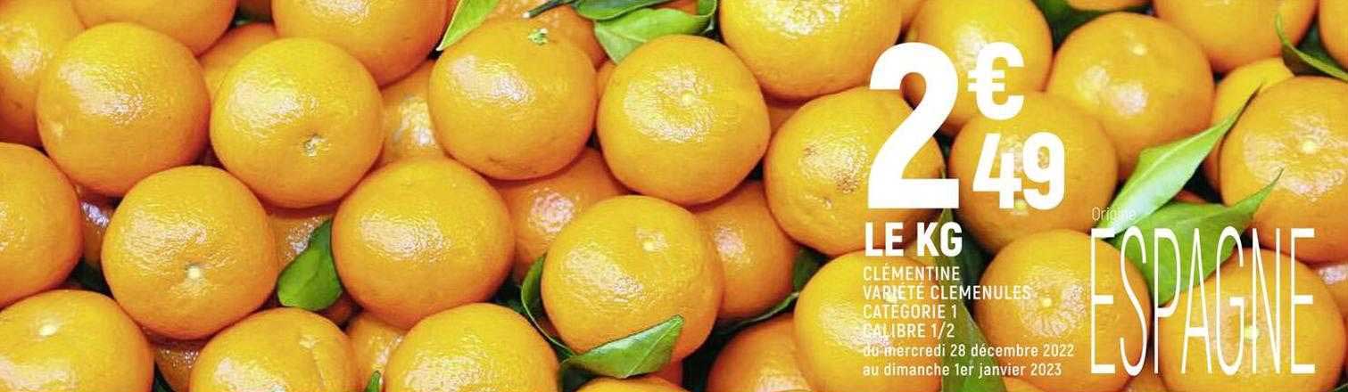 clémentine variété clemenules