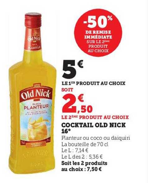 cocktail old nick 16°