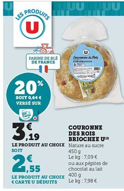 couronne des rois briochée u