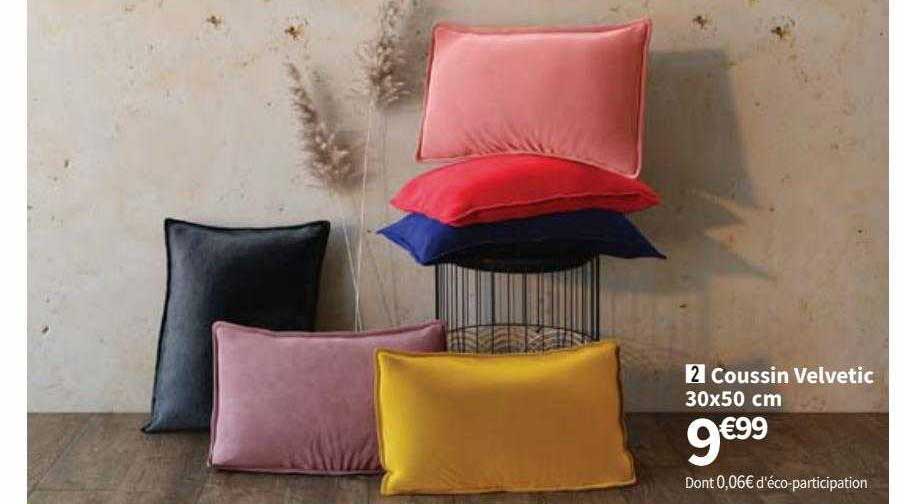 coussin velvetic