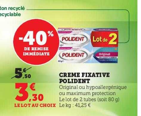 crème fixative polident