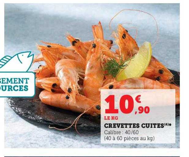 Crevettes Cuites