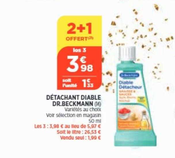 détachant diable dr beckmann