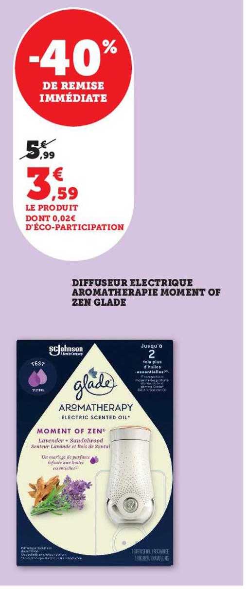 Diffuseur électrique Aromathérapie Moment Of Zen Glade