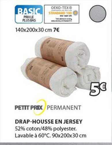 drap-housse en jersey