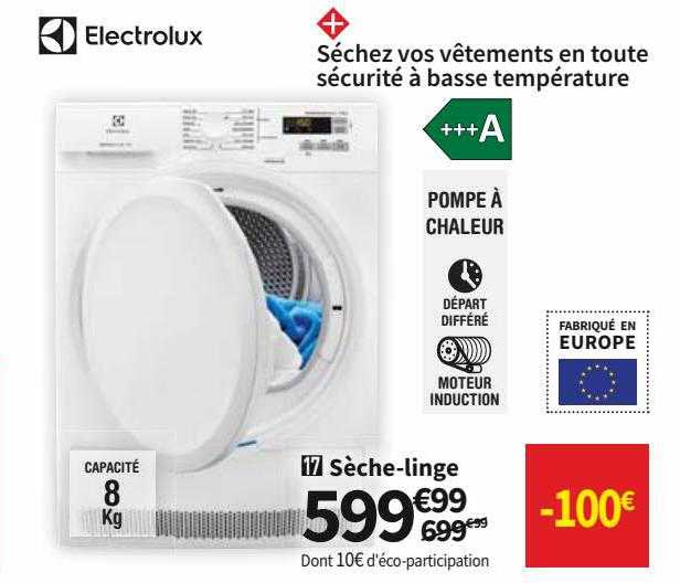 electrolux sèche-linge