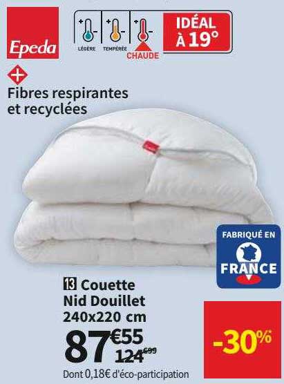 epeda couette nid douillet