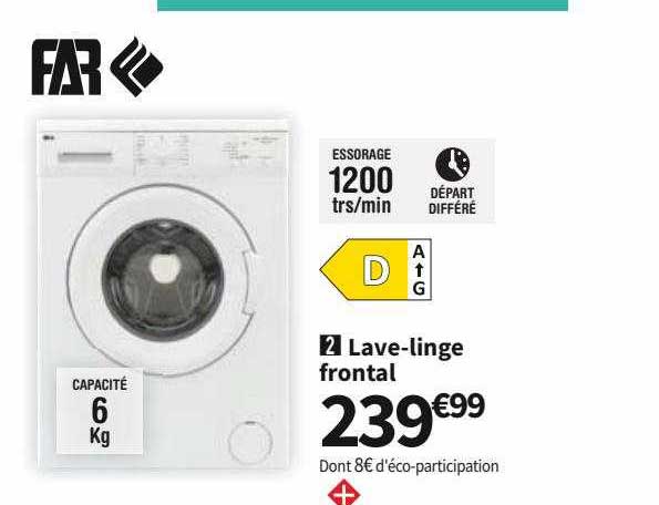 far lave-linge frontal