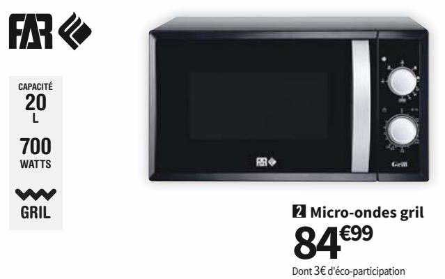 far micro-ondes gril