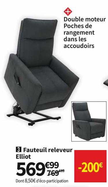 fauteuil releveur elliot
