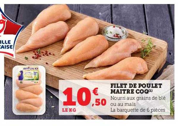 filet de poulet maître coq