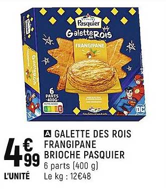 galette des rois frangipane brioche pasquier