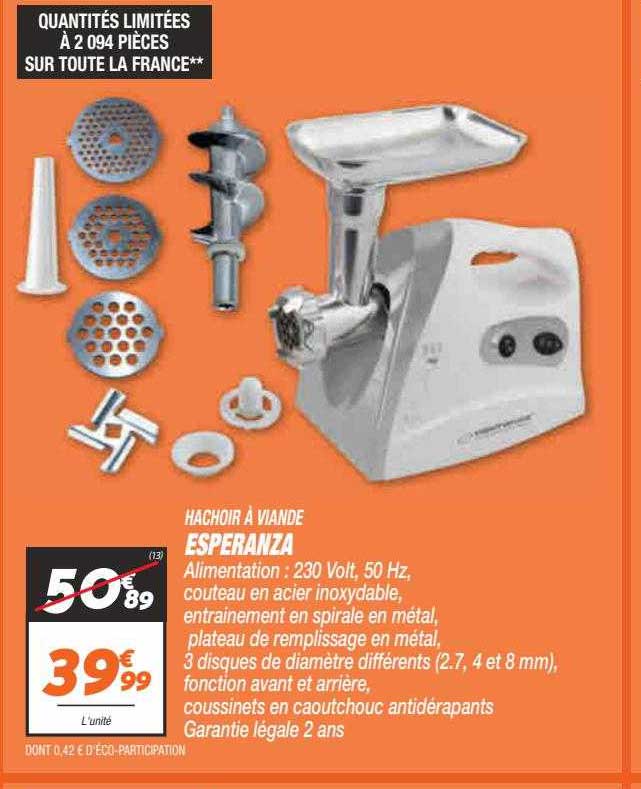 Hachoir à Viande Esperanza