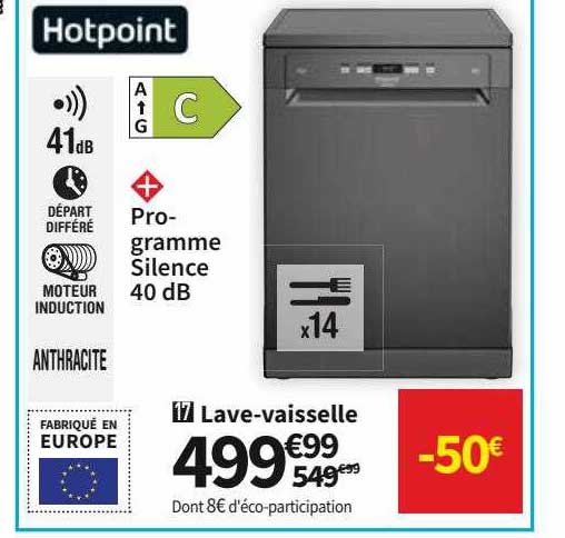 hotpoint lave- vaisselle