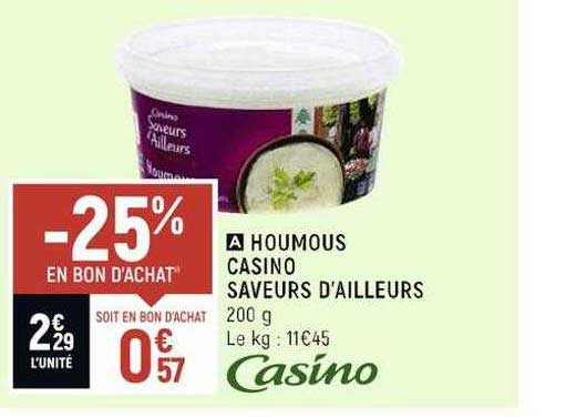 houmous casino saveurs d'ailleurs