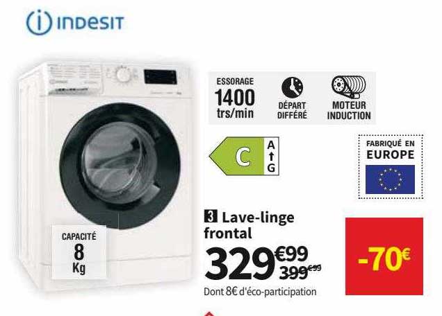 Indesit Lave-linge Frontal
