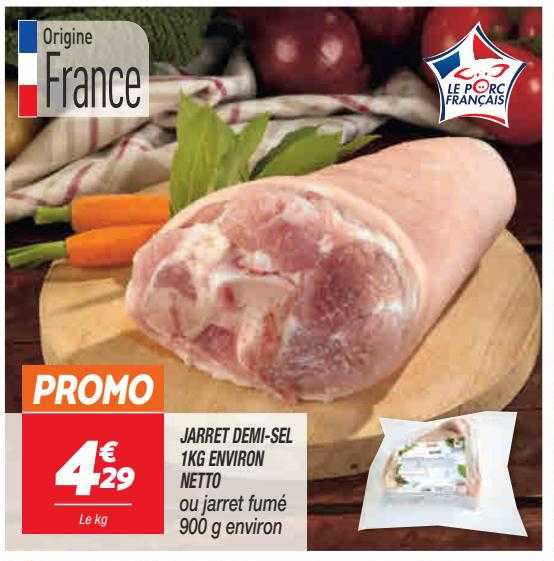 jarret demi-sel 1 kg environ netto