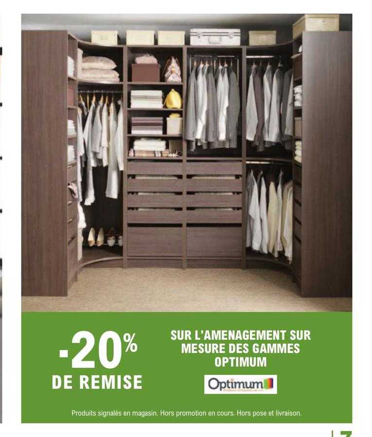 l'aménagement sur mesure des gammes optimum