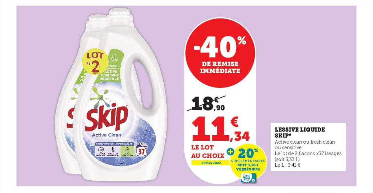 Lessive Liquide Skip
