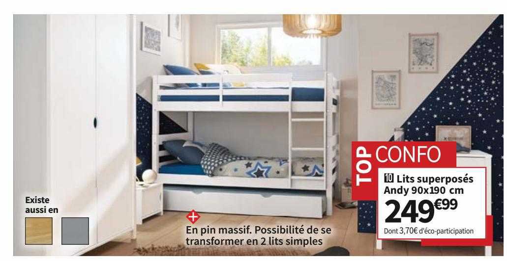 lits superposés andy