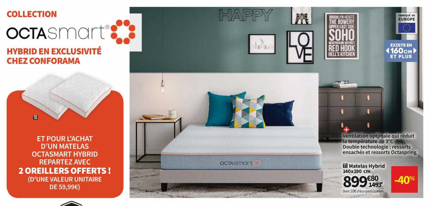 matelas hybrid octasmart