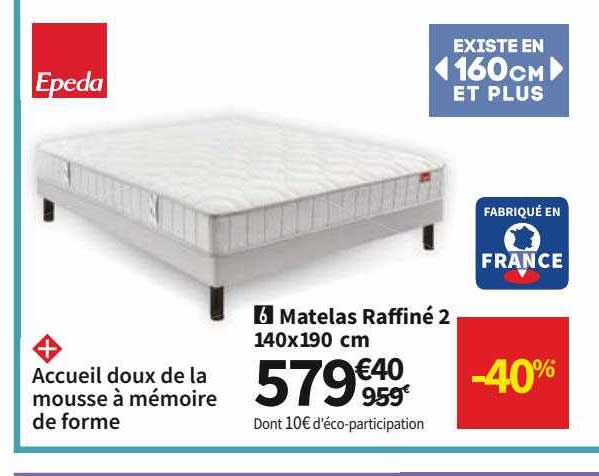 Matelas Raffiné 2 Epeda