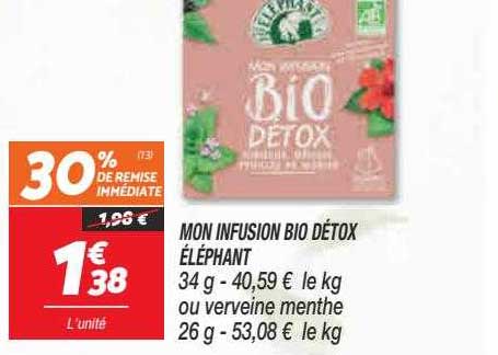 mon infusion bio détox éléphant