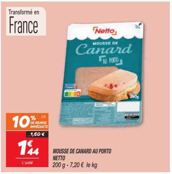 Mousse De Canard Au Porto Netto