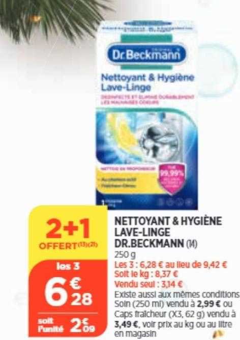 Nettoyant & Hygiène Lave-linge Dr Beckmann