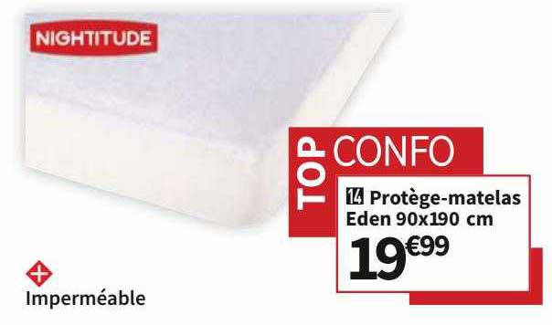 nightitudde protège-matelas eden